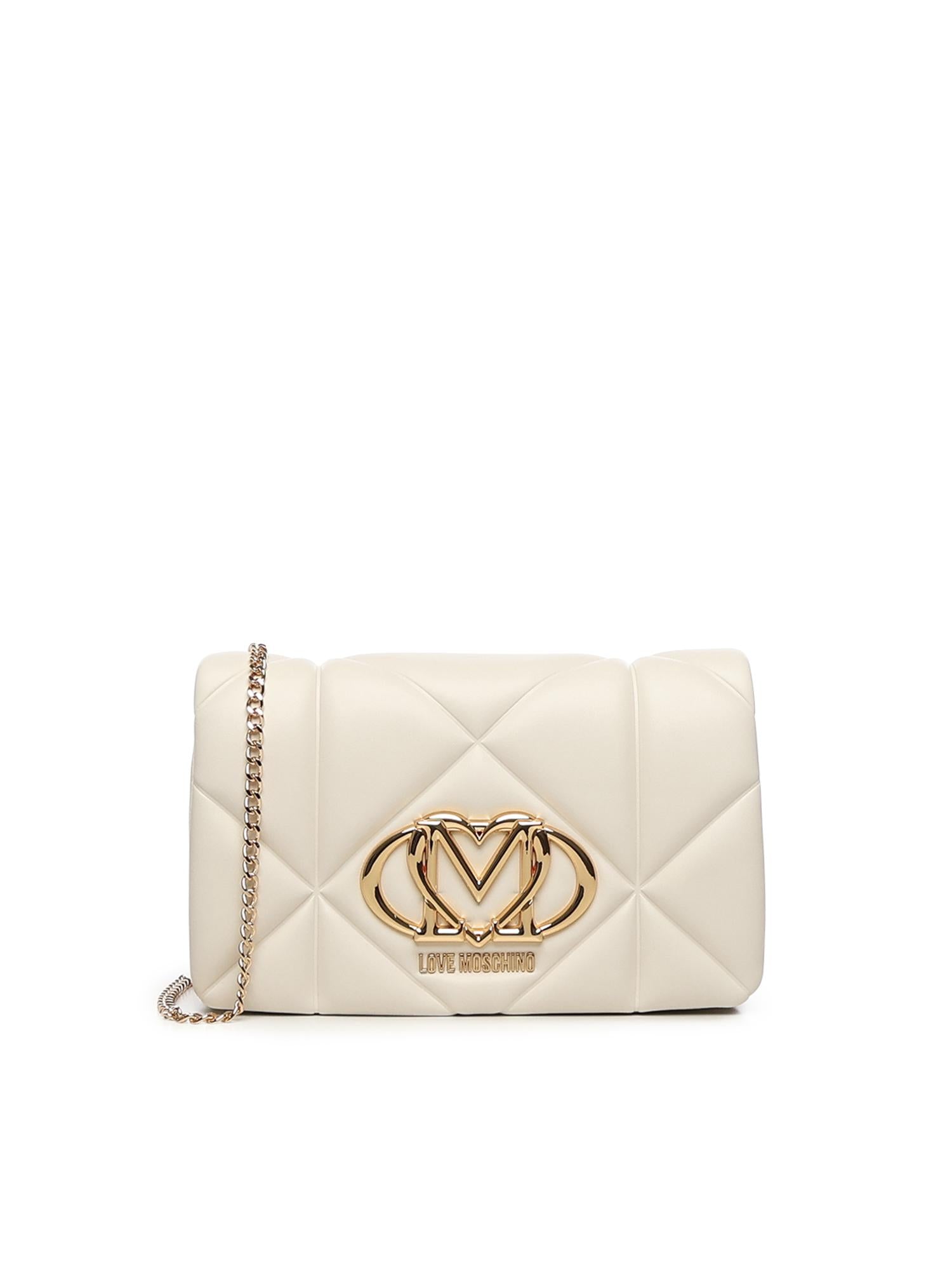 Borsa a tracolla trapuntata Embossed JC4043PP0NLC0 110 LOVE MOSCHINO 