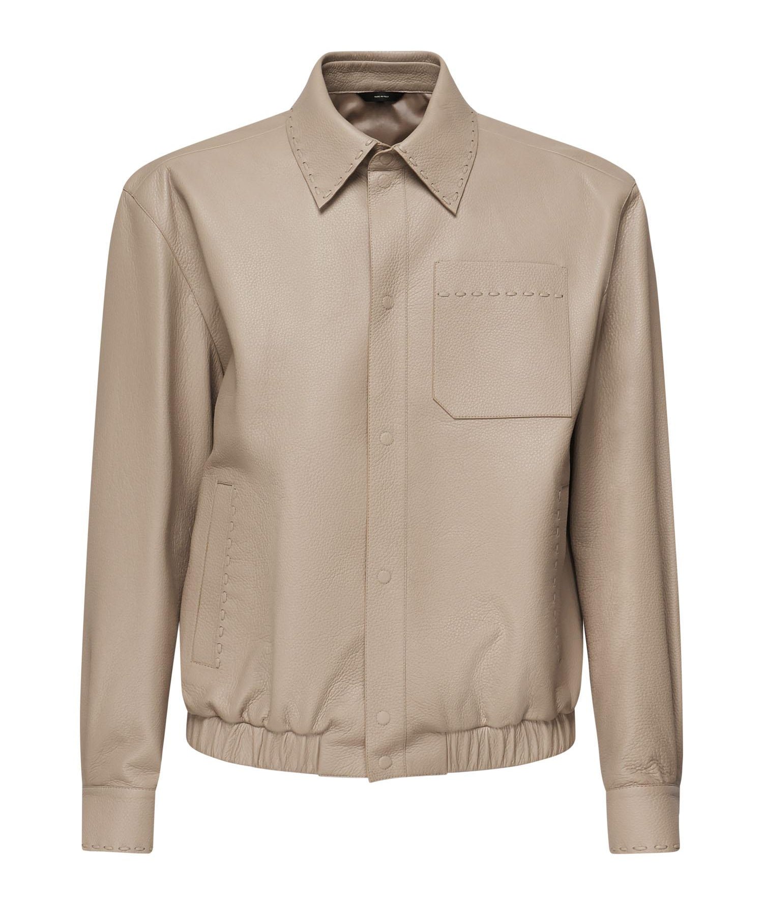 Giubbotto Selleria in pelle FPJ884 ATG3F0QB9 FENDI 