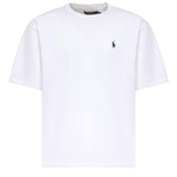T-shirt in cotone con logo 710A12979 004 POLO RALPH LAUREN 