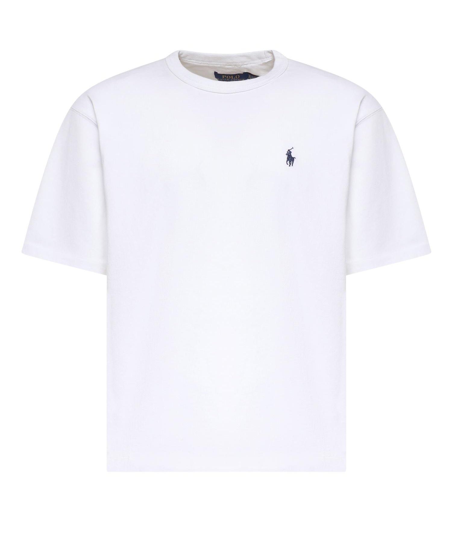 T-shirt in cotone con logo 710A12979 004 POLO RALPH LAUREN 