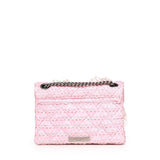 Borsa mini Kensington in rafia 5603498999 PINK KURT GEIGER 