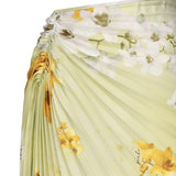 Gonna plissettata con stampa floreale 104678 A2F2VGB PINKO 