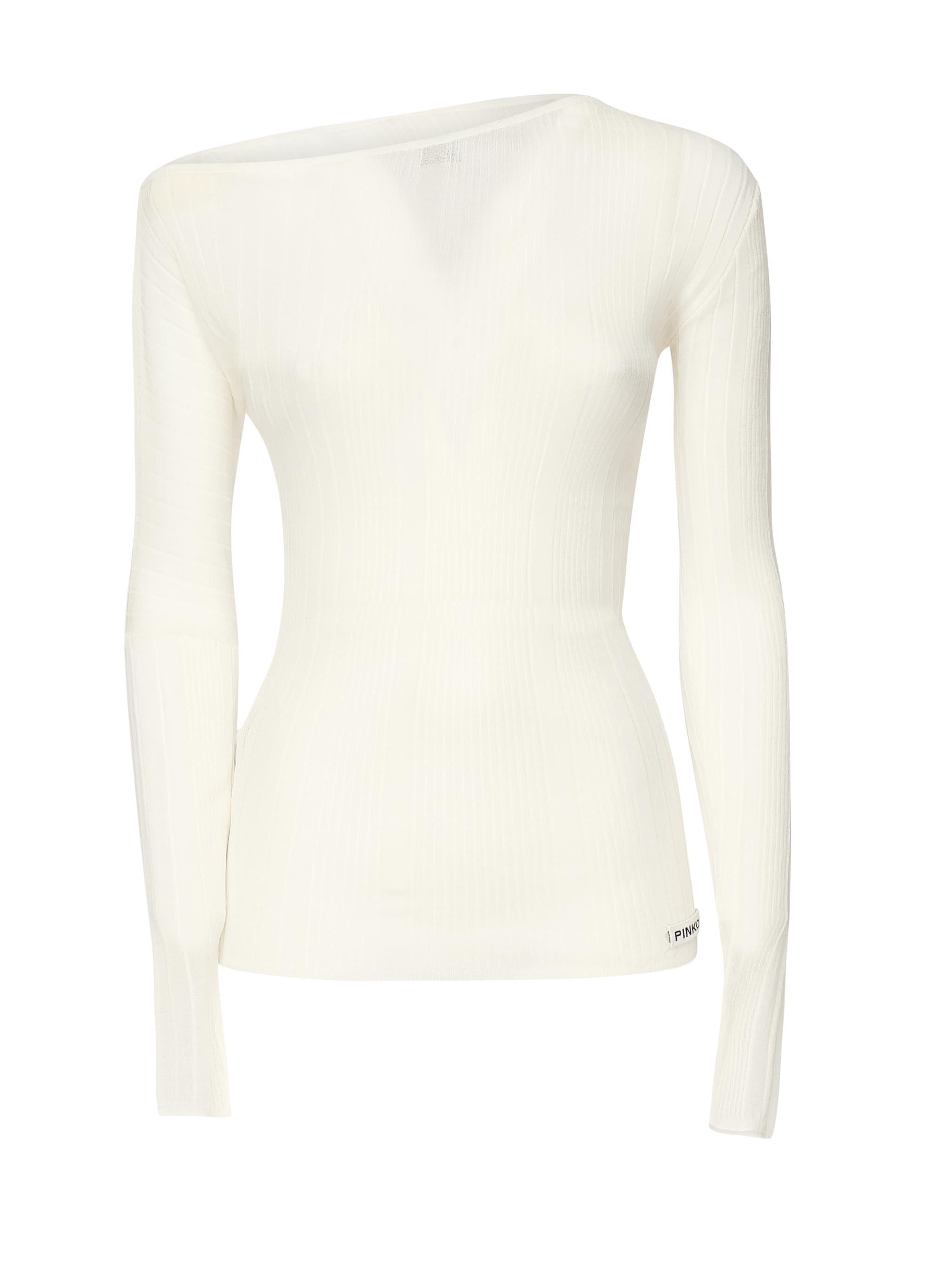 Maglia Vallelunga asimmetrica 104766 A1NDZ09 PINKO 