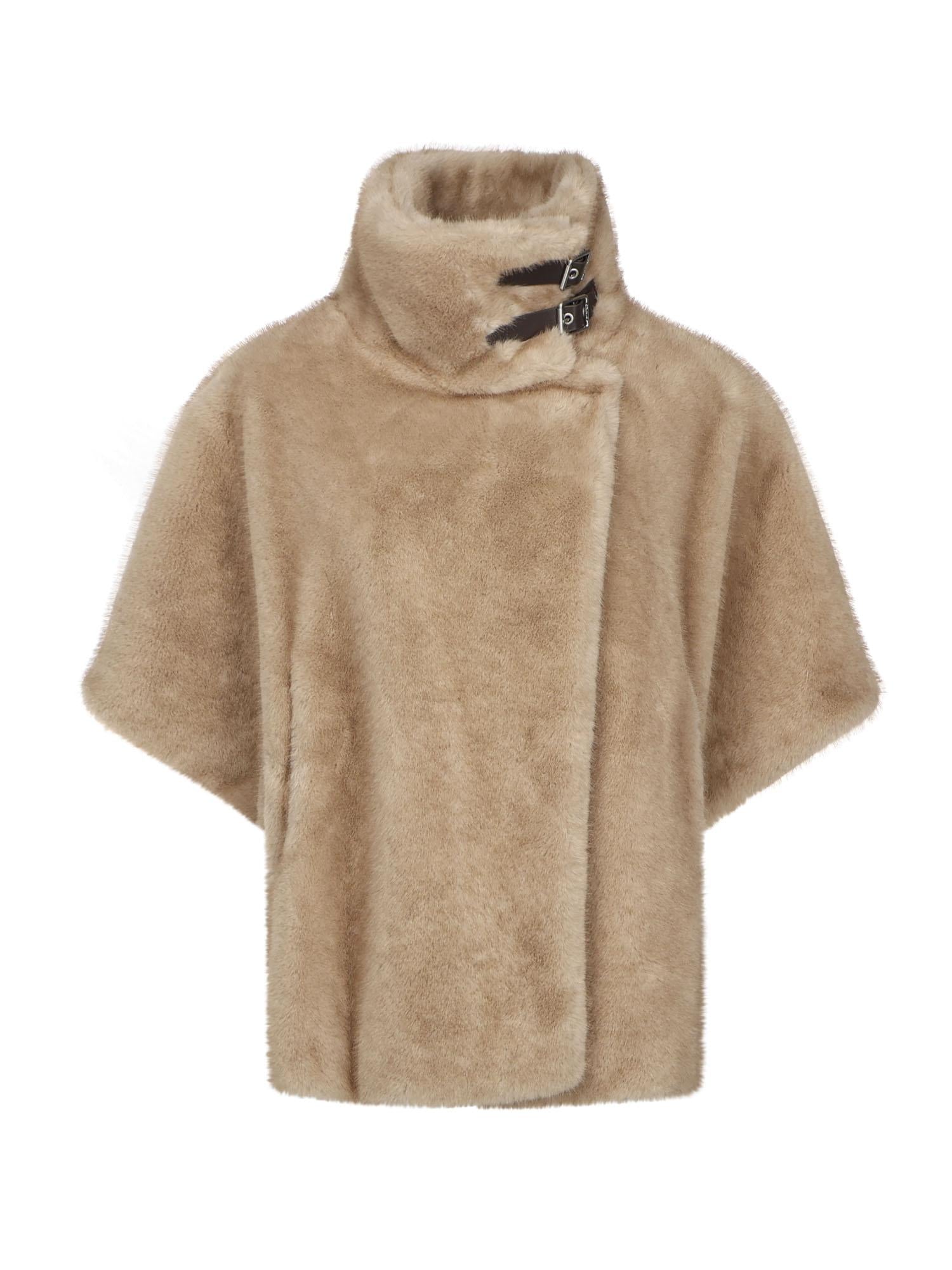 Cappa effetto pelliccia 103837 A2PIC60 PINKO 