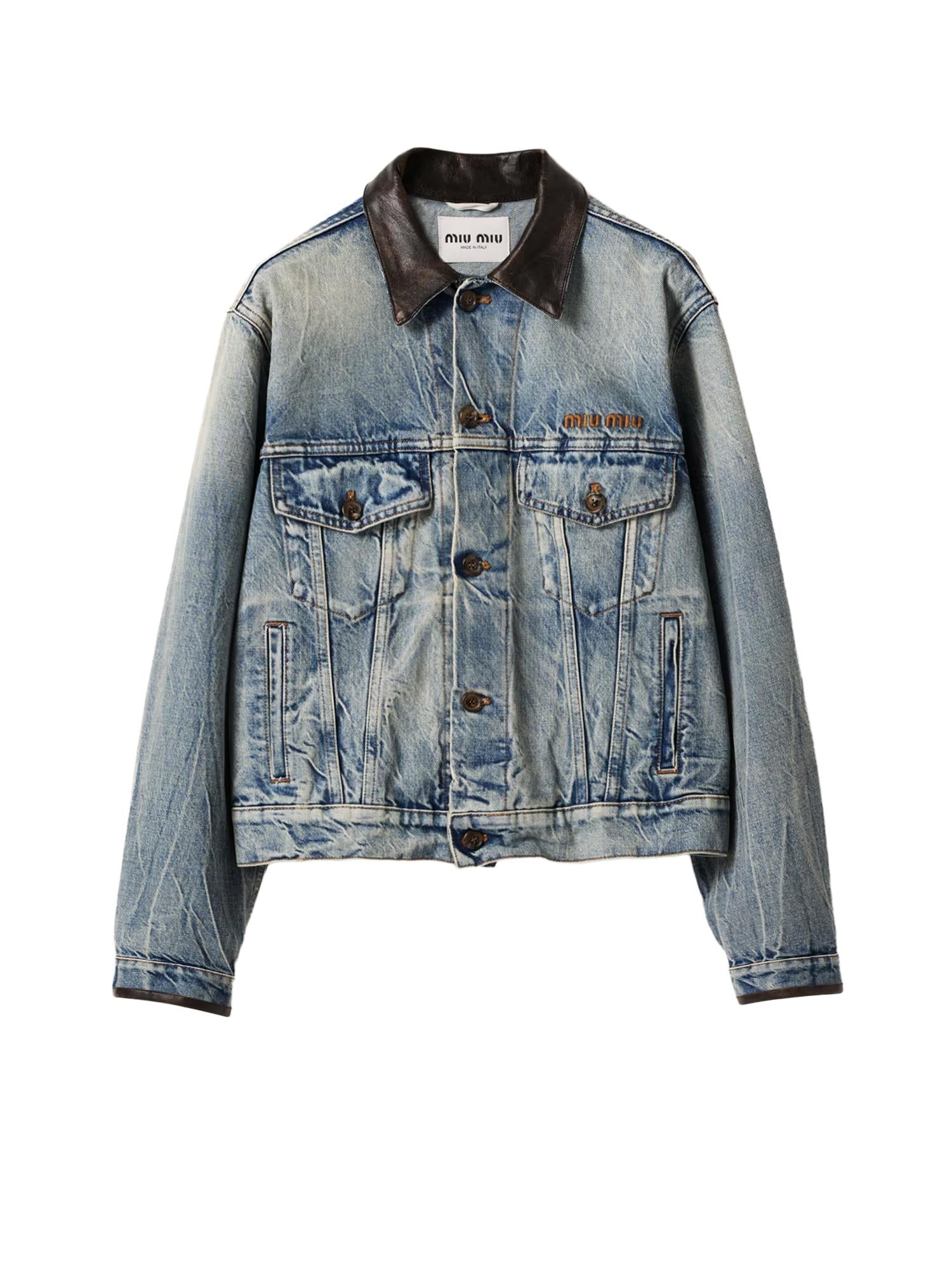 Giacca in denim GWB273 175SF0076 MIU MIU 