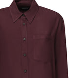 Camicia in levantina di viscosa DC375 IF0044D002O527 DONDUP 