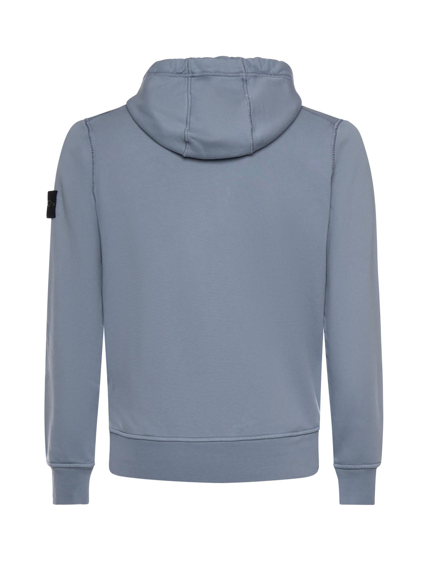Felpa in cotone con logo L1S156100061 S0051V0024 STONE ISLAND 