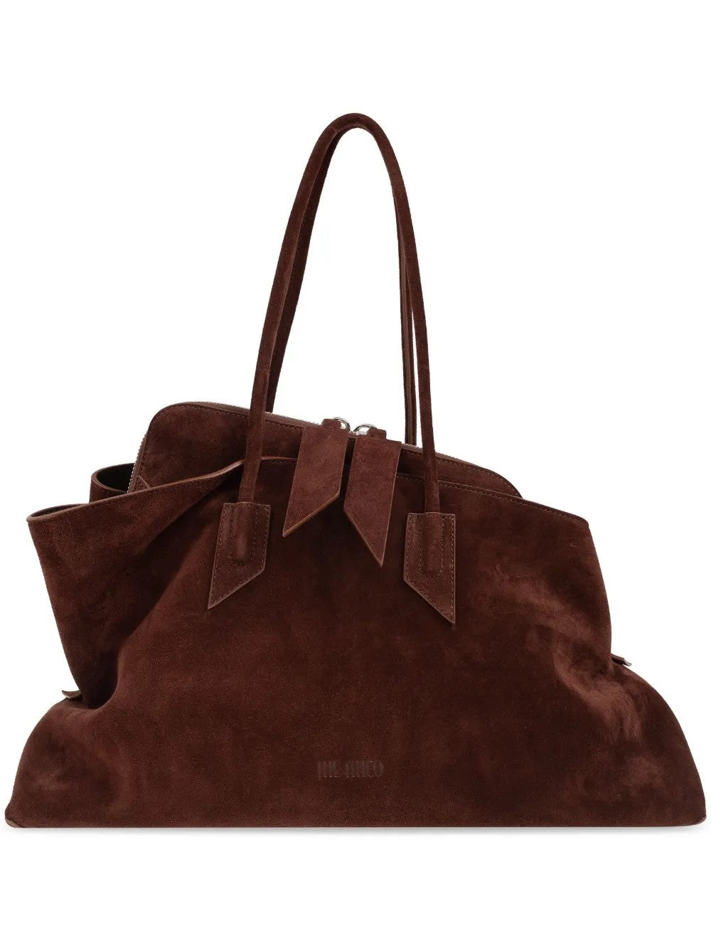 Borsa 'LA PASSEGGIATA' TOP HANDLE SUEDE LIGHT CHOCOLATE 850 250WAH00054 LBT007AA 850  THE Attico