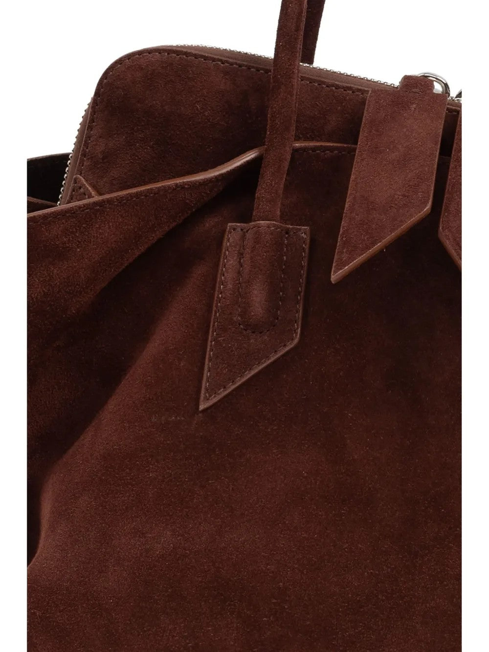 Borsa 'LA PASSEGGIATA' TOP HANDLE SUEDE LIGHT CHOCOLATE 850 250WAH00054 LBT007AA 850  THE Attico