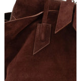 Borsa 'LA PASSEGGIATA' TOP HANDLE SUEDE LIGHT CHOCOLATE 850 250WAH00054 LBT007AA 850  THE Attico