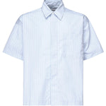 Camicia a quadri in cotone SH002002 BLU BONSAI 
