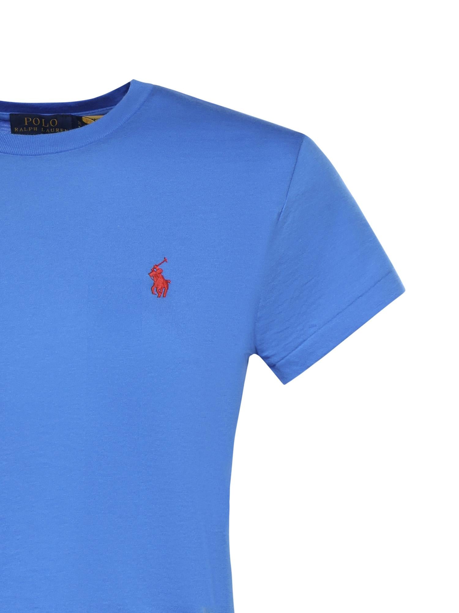 T-shirt in cotone con logo 211B14605 004 POLO RALPH LAUREN 