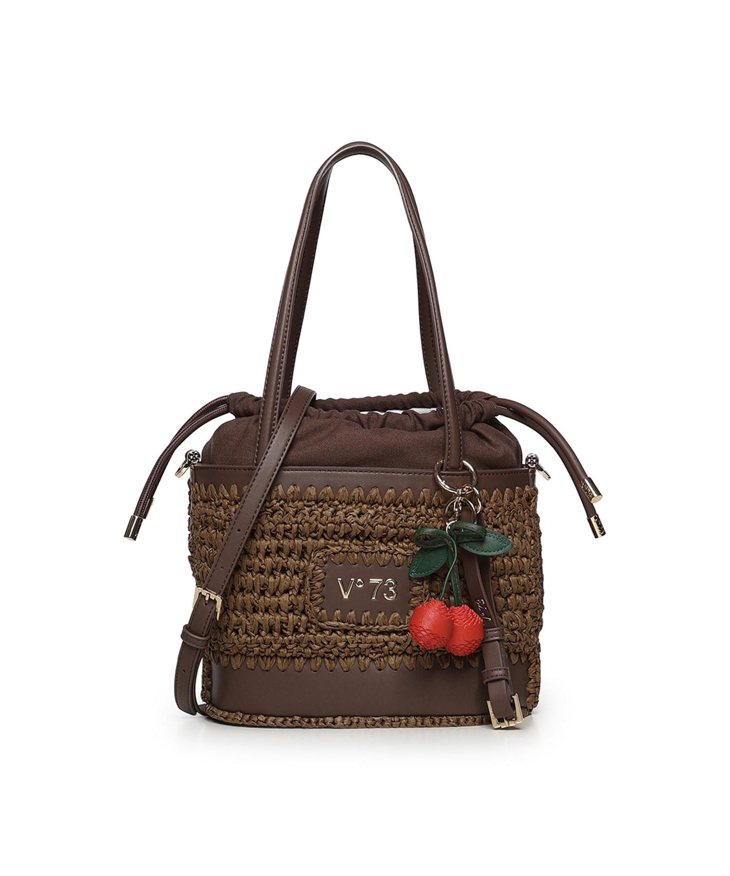 Borsa Alisya con logo 73BS9M303 ALISYAMORO V° 73 