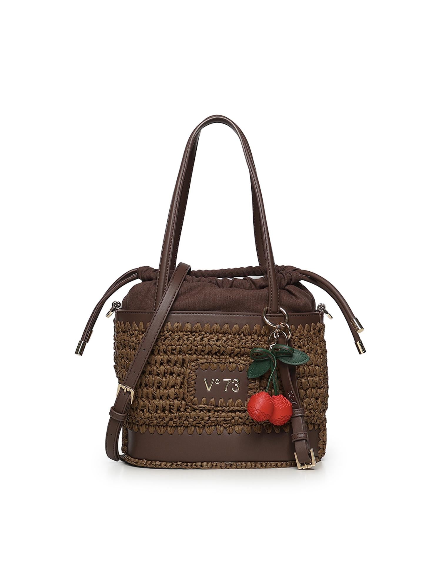 Borsa Alisya con logo 73BS9M303 ALISYAMORO V° 73 