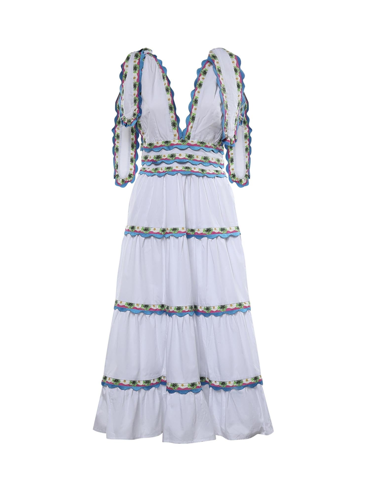 Abito midi Chelilli in cotone SS26CBD09A  CELIA B 