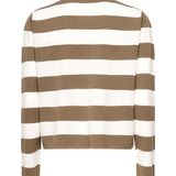 Maglia a righe in lana con ricamo 2521366091600 009 MAX MARA 