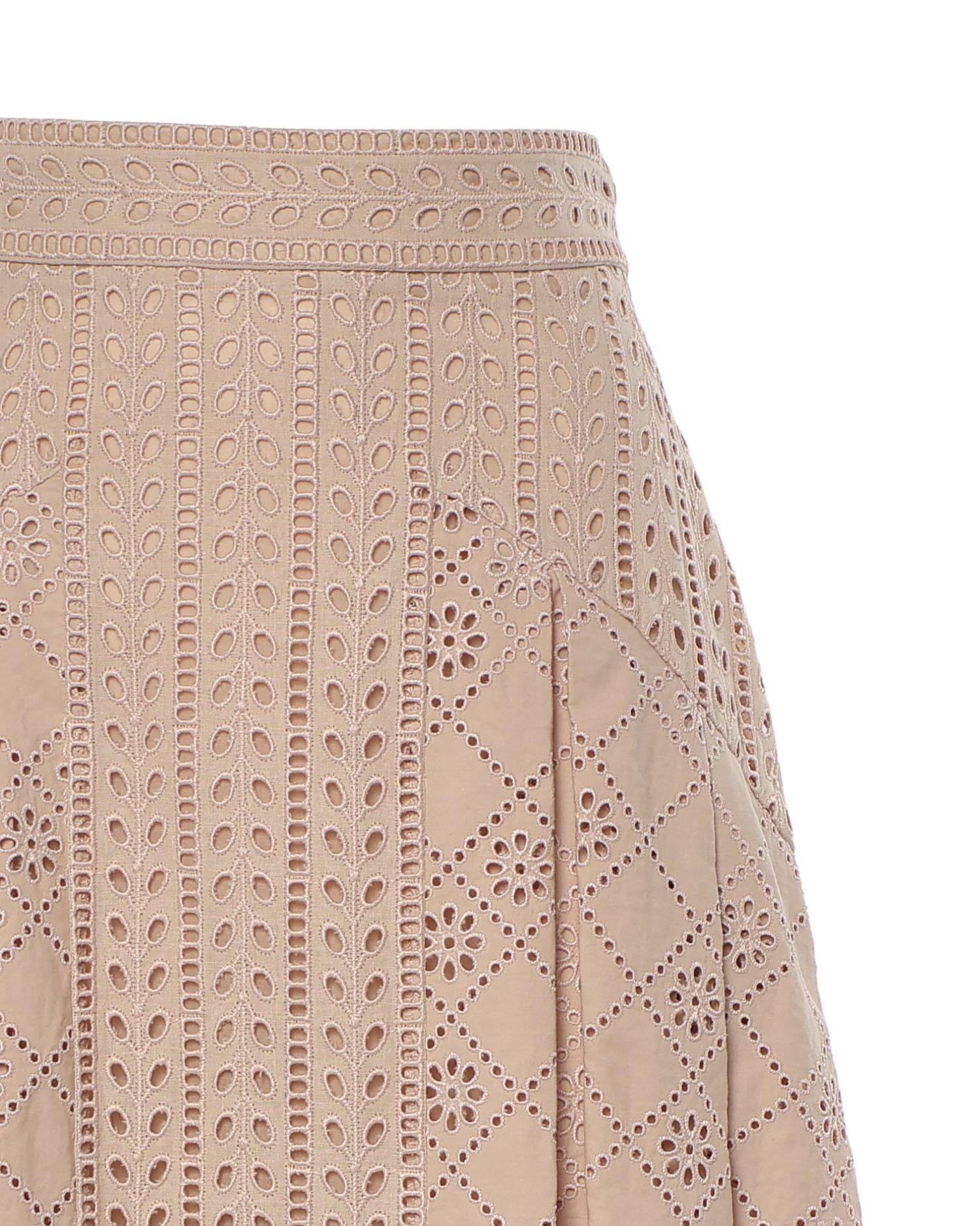 Gonna lunga in pizzo Sangallo A01101622 0180 ALBERTA FERRETTI 