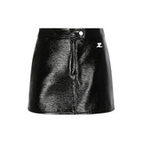 Minigonna in vinile reedition PERCJU001VY0014 9999 COURREGES 