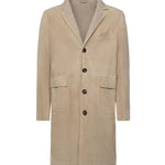 Cappotto in pelle scamosciata L75CAPL01PEL0L002 02 ELEVENTY 