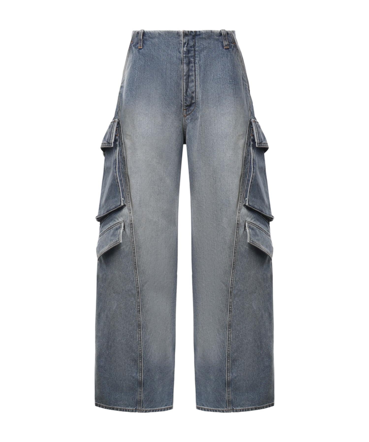 Jeans cargo in denim AA9P1400D026D A56 ALAIA 