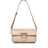 Borsa a spalla media Love Bag One Slouchy in pelle 106243 A2X6A28Q PINKO 