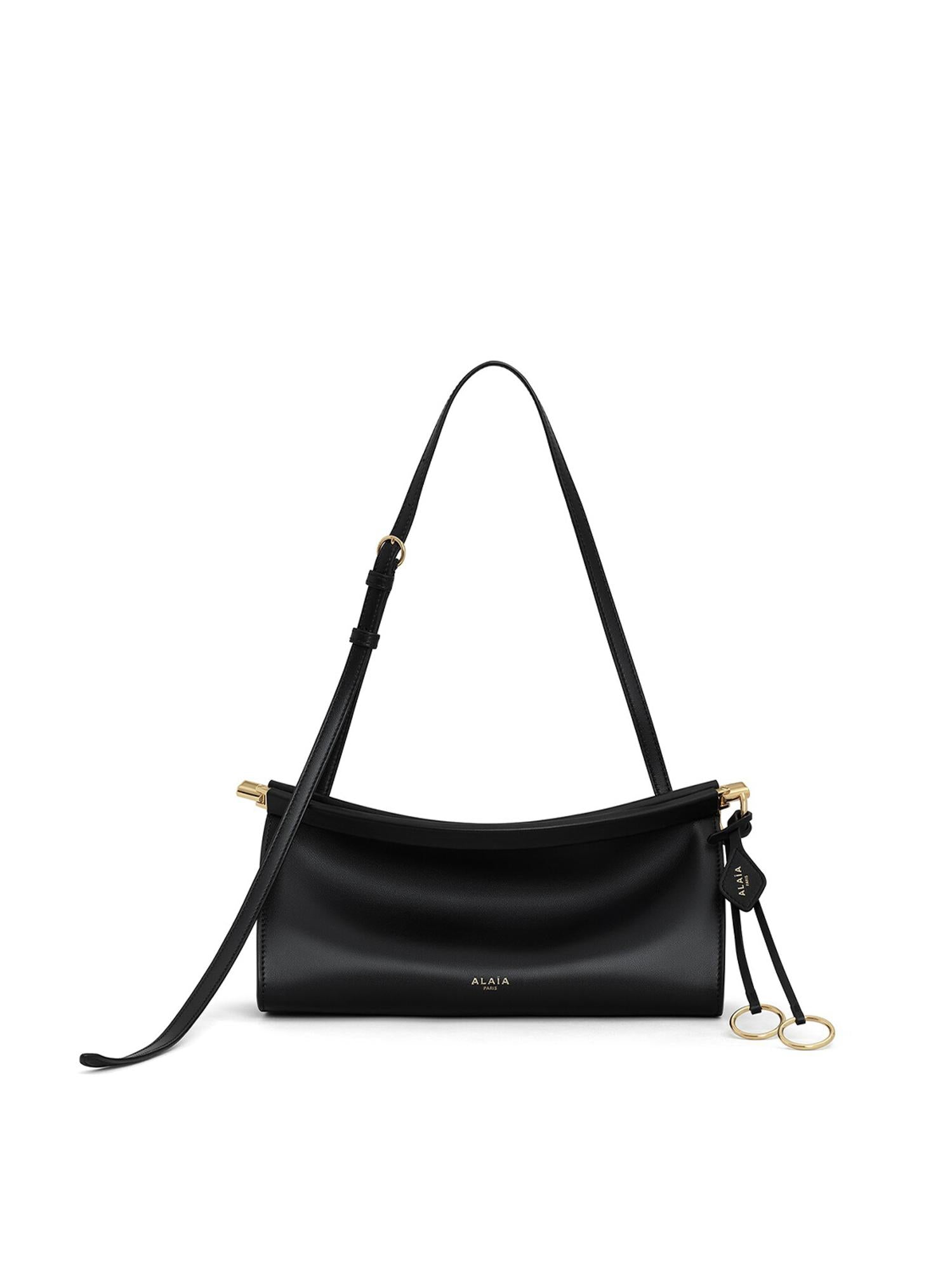 Borsa Le Click East West in pelle AA1S01426CA332 999 ALAIA 