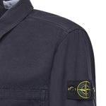 Overshirt in cotone biologico con logo K2S151200025 S0184V0126 STONE ISLAND 