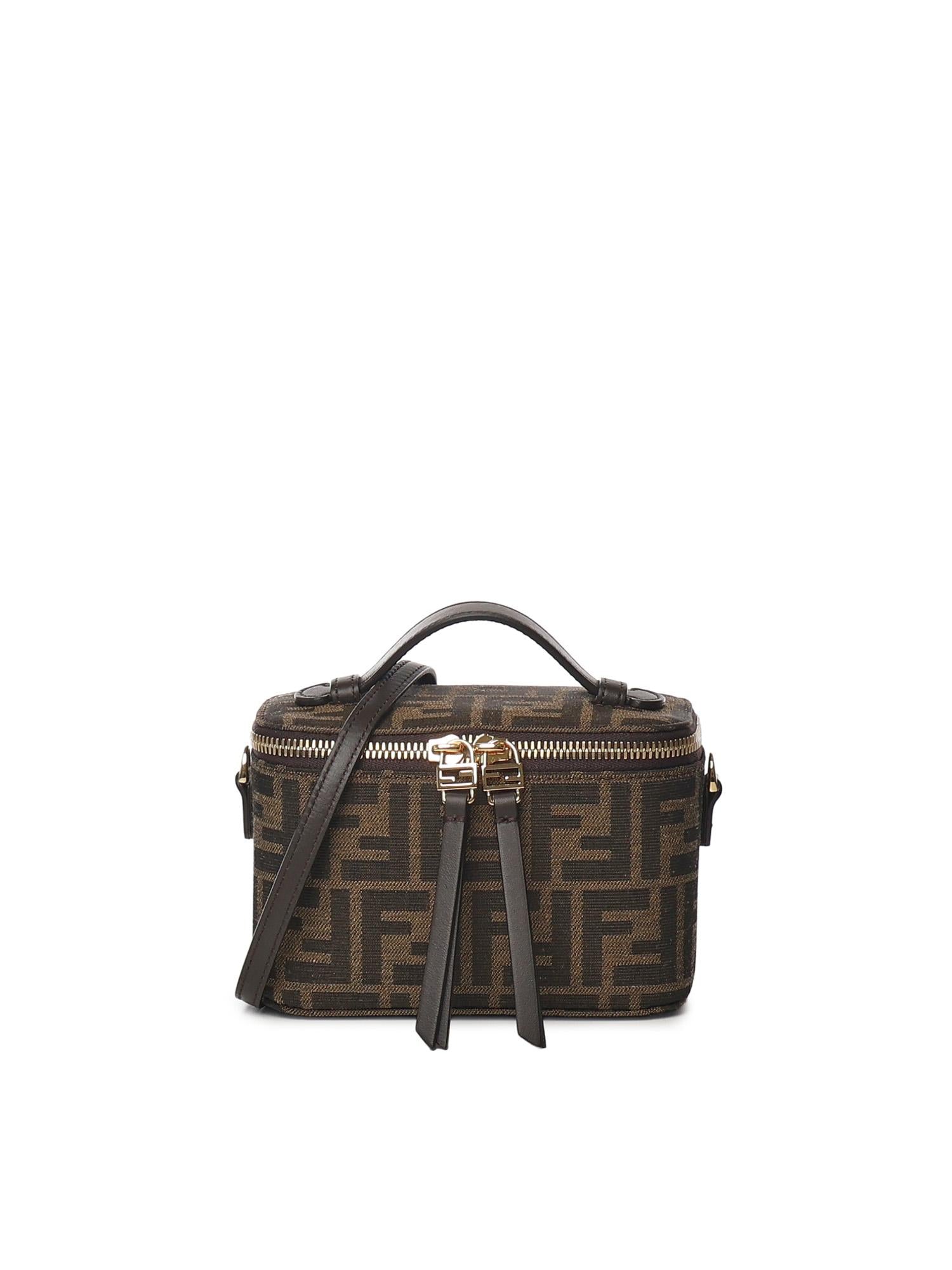 Minibag in tessuto FF jacquard 8BS108 AFPMF1GL7 FENDI 