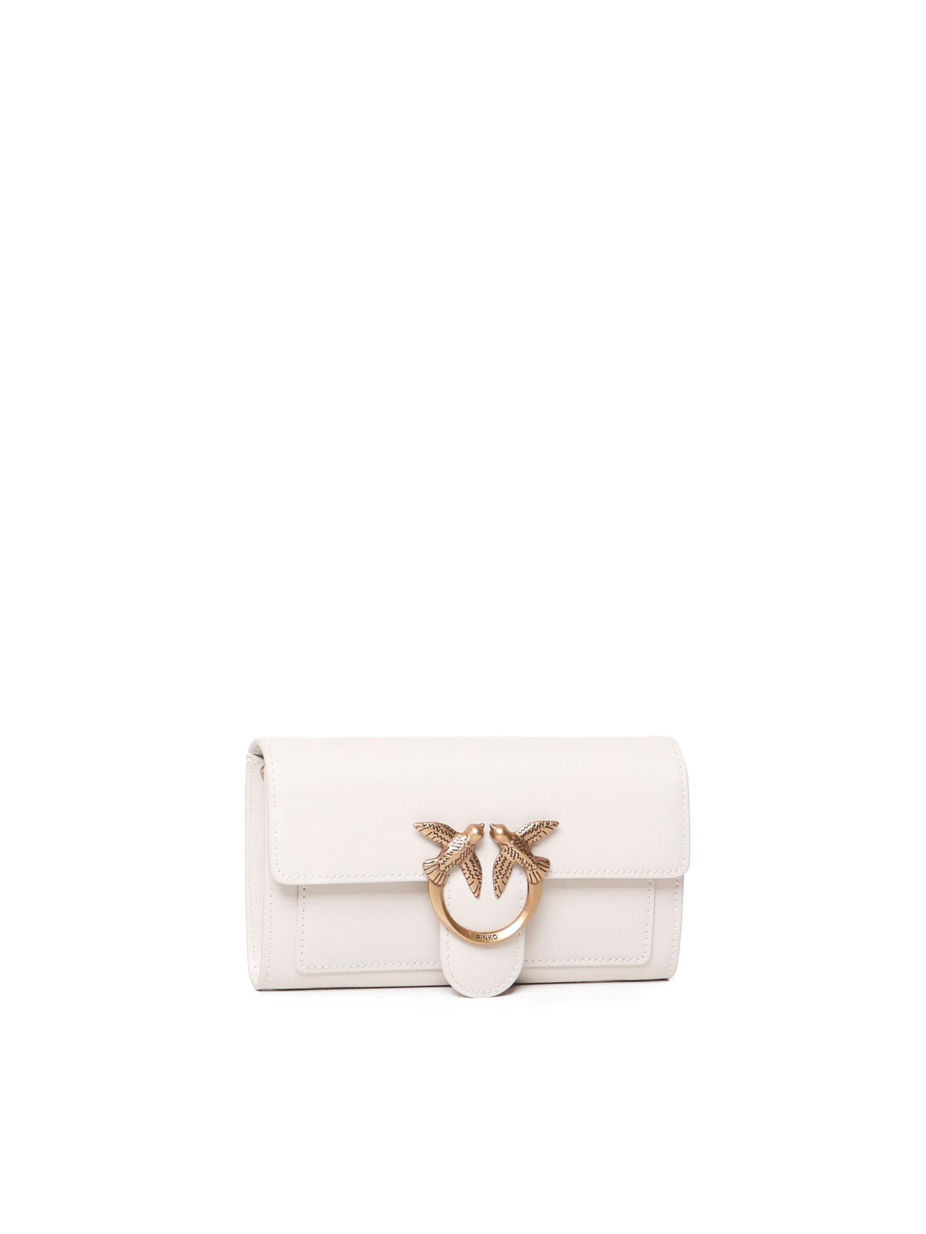 Portafoglio Love Bag Simply in pelle 100062 A0F1Z14Q PINKO 