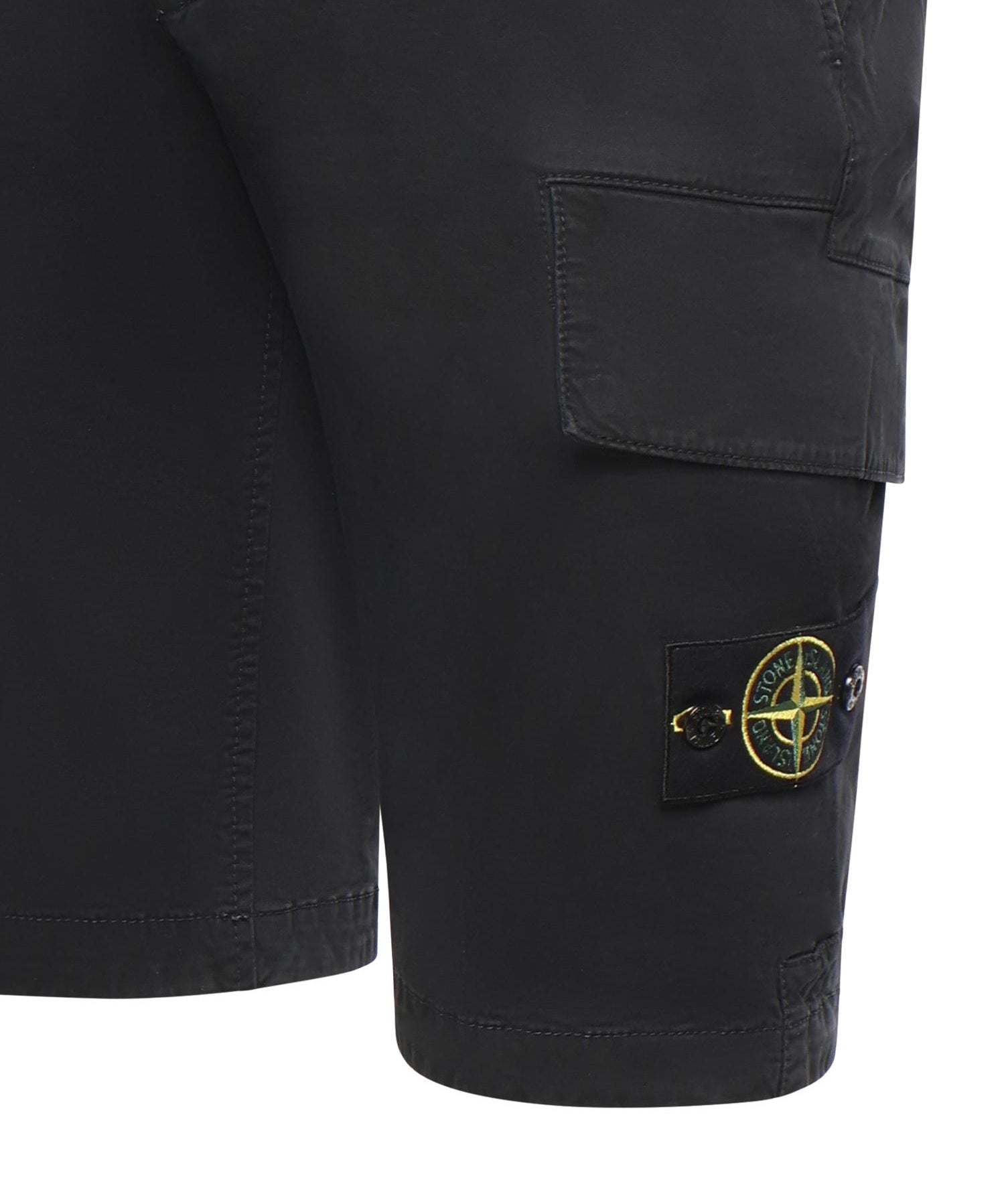 Shorts cargo in cotone con logo L1S15L100018 S0004V0129 STONE ISLAND 