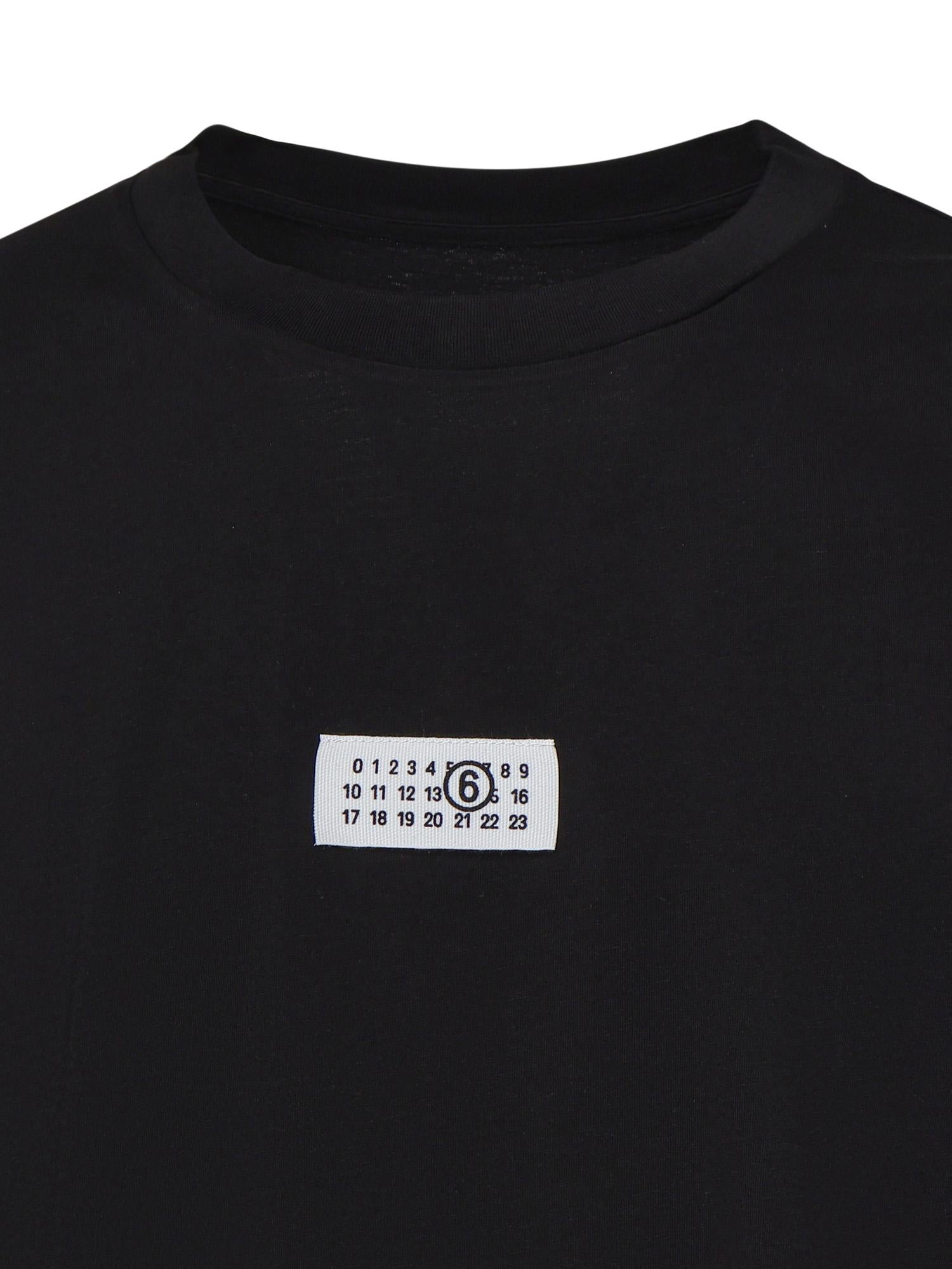 T-shirt Numeric in jersey con logo SH0GC0071 M20258900 MM6 Maison Margiela 