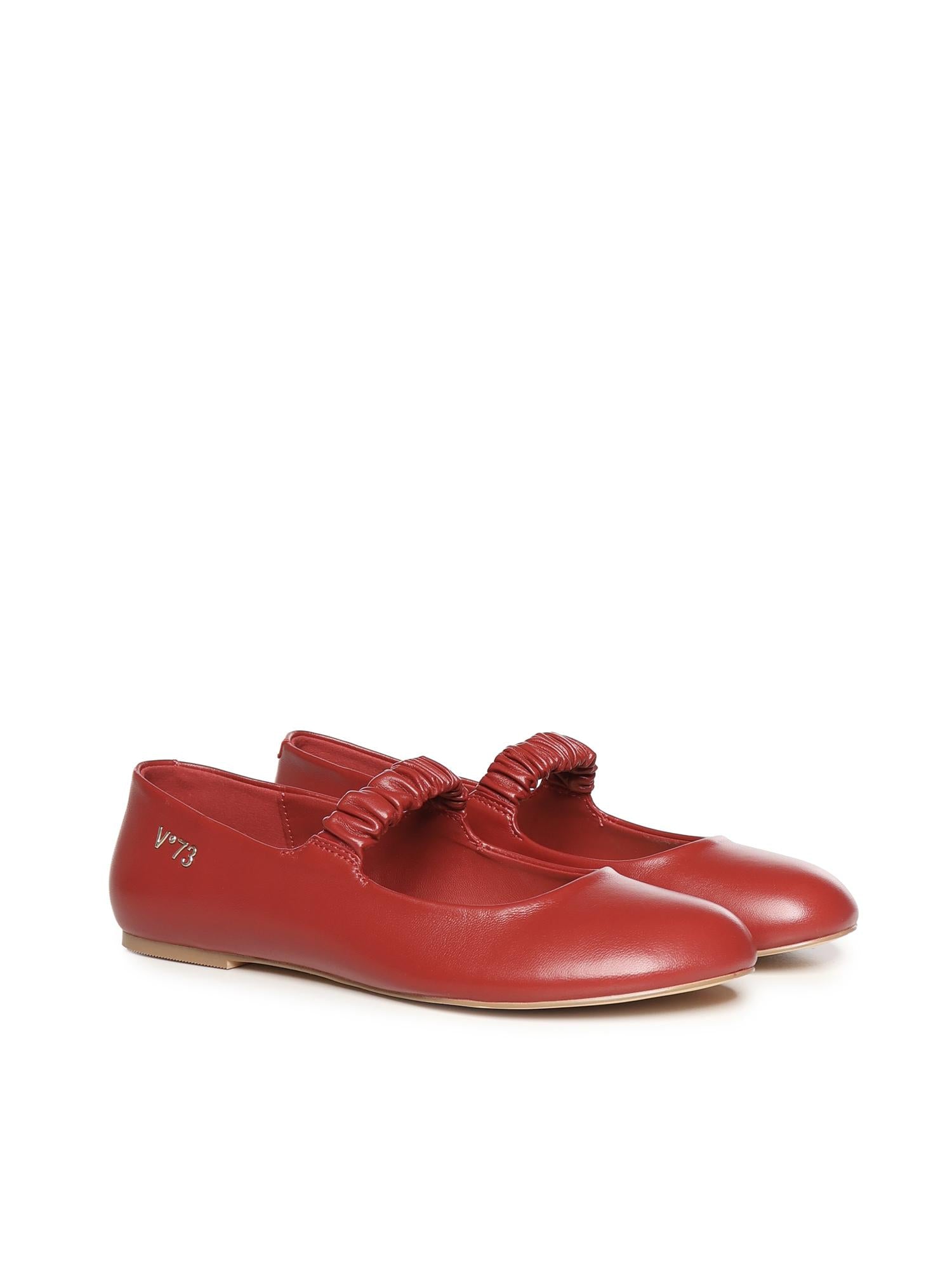 Ballerine Alene con logo 73CZ9YC01 ALENE BALLETCILIEGIA V° 73 