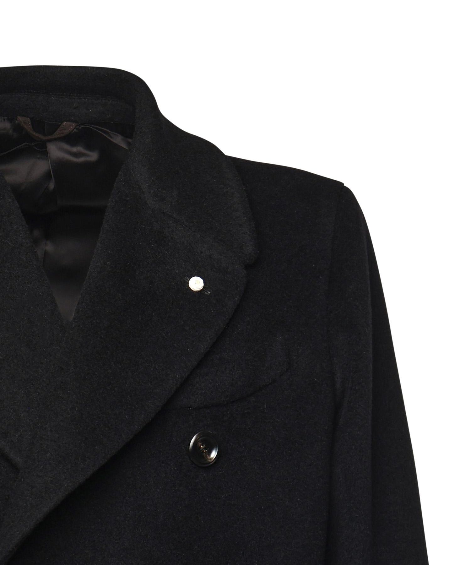 Cappotto doppiopetto in lana 7377 575103 LUIGI BIANCHI 