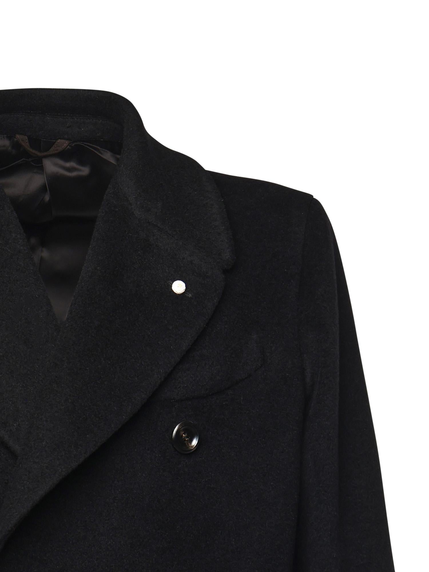 Cappotto doppiopetto in lana 7377 575103 LUIGI BIANCHI 