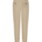 Pantaloni Dominique in cotone stretch DOMINIQUE STSCNOCCIOLA BE ABLE 