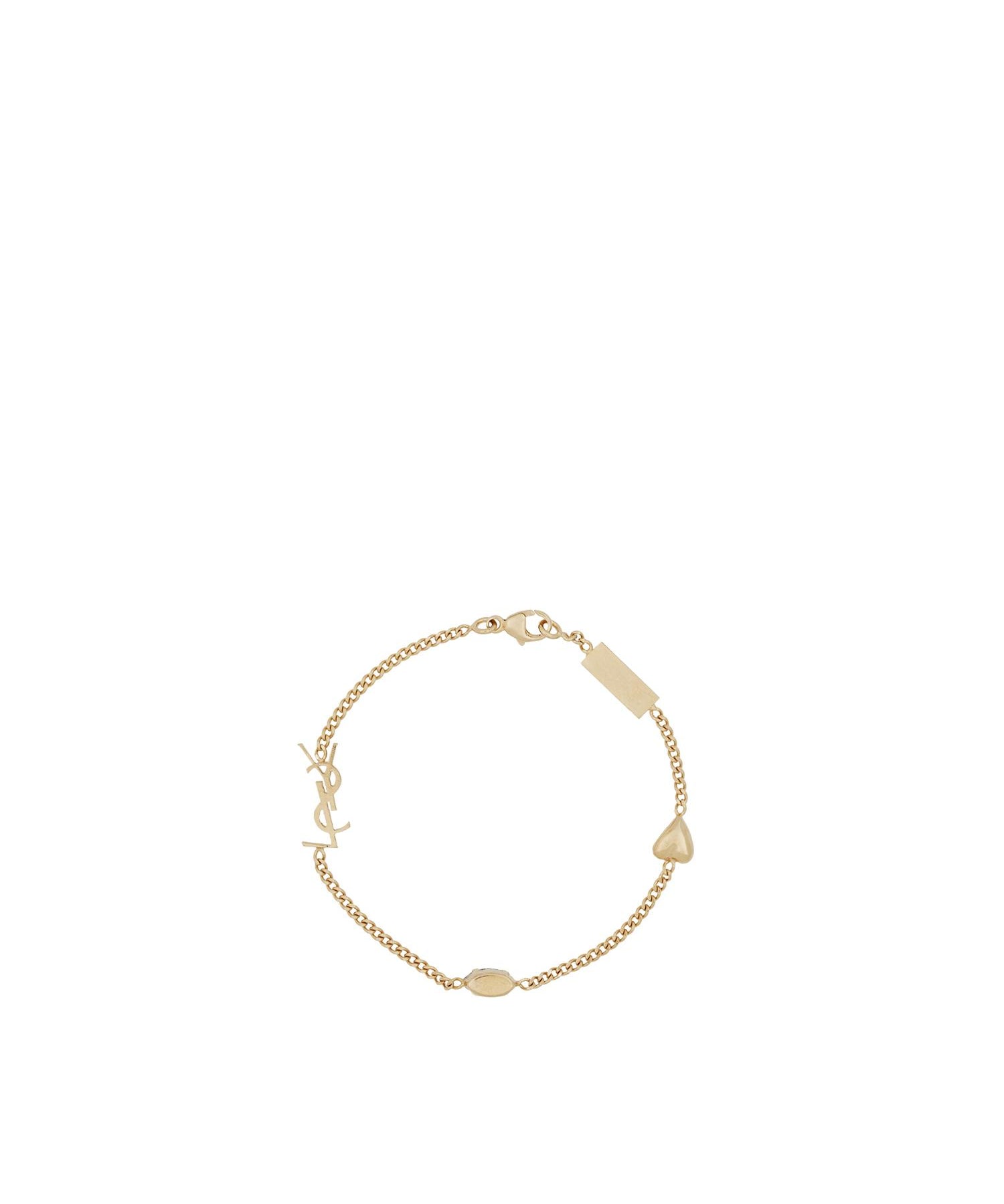 Bracciale con charm a cuore Cassandre 701950 Y15269137 SAINT LAURENT 
