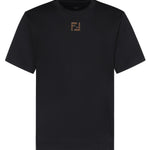 T-shirt in cotone con logo FY0936 AW0RF1UL6 FENDI 