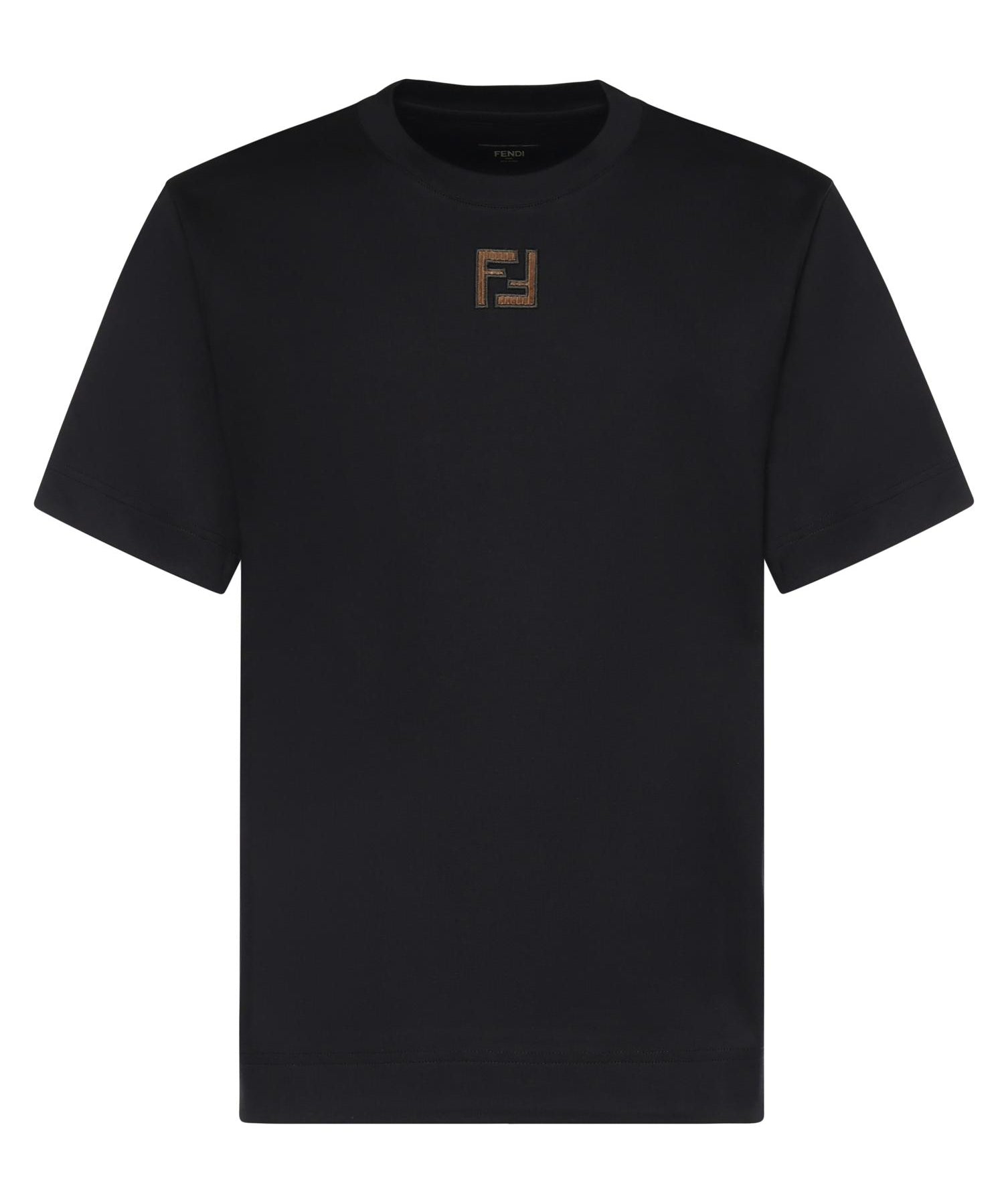 T-shirt in cotone con logo FY0936 AW0RF1UL6 FENDI 