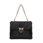 Borsa grande trapuntata Love Bag tessuto riciclato 103347 A05FZ99Q PINKO 