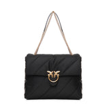 Borsa grande trapuntata Love Bag tessuto riciclato 103347 A05FZ99Q PINKO 
