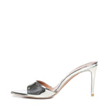 Mule Alixia in pelle specchiata ALIXIA SPECCHIOARGENTO GIULIANO GALIANO 