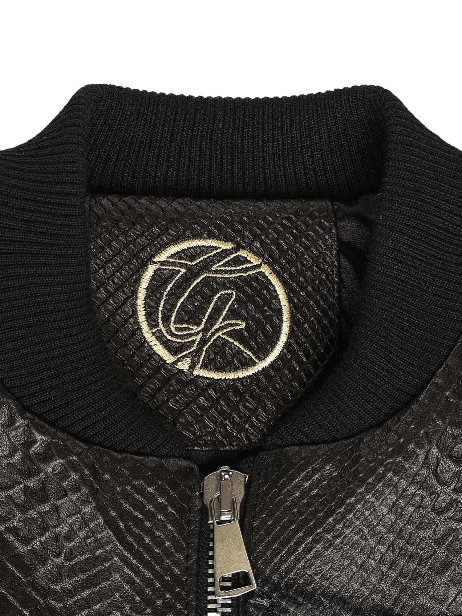 Bomber Good Fellas in pelle GOODFELLAS PITONENERO GIULIANO GALIANO 