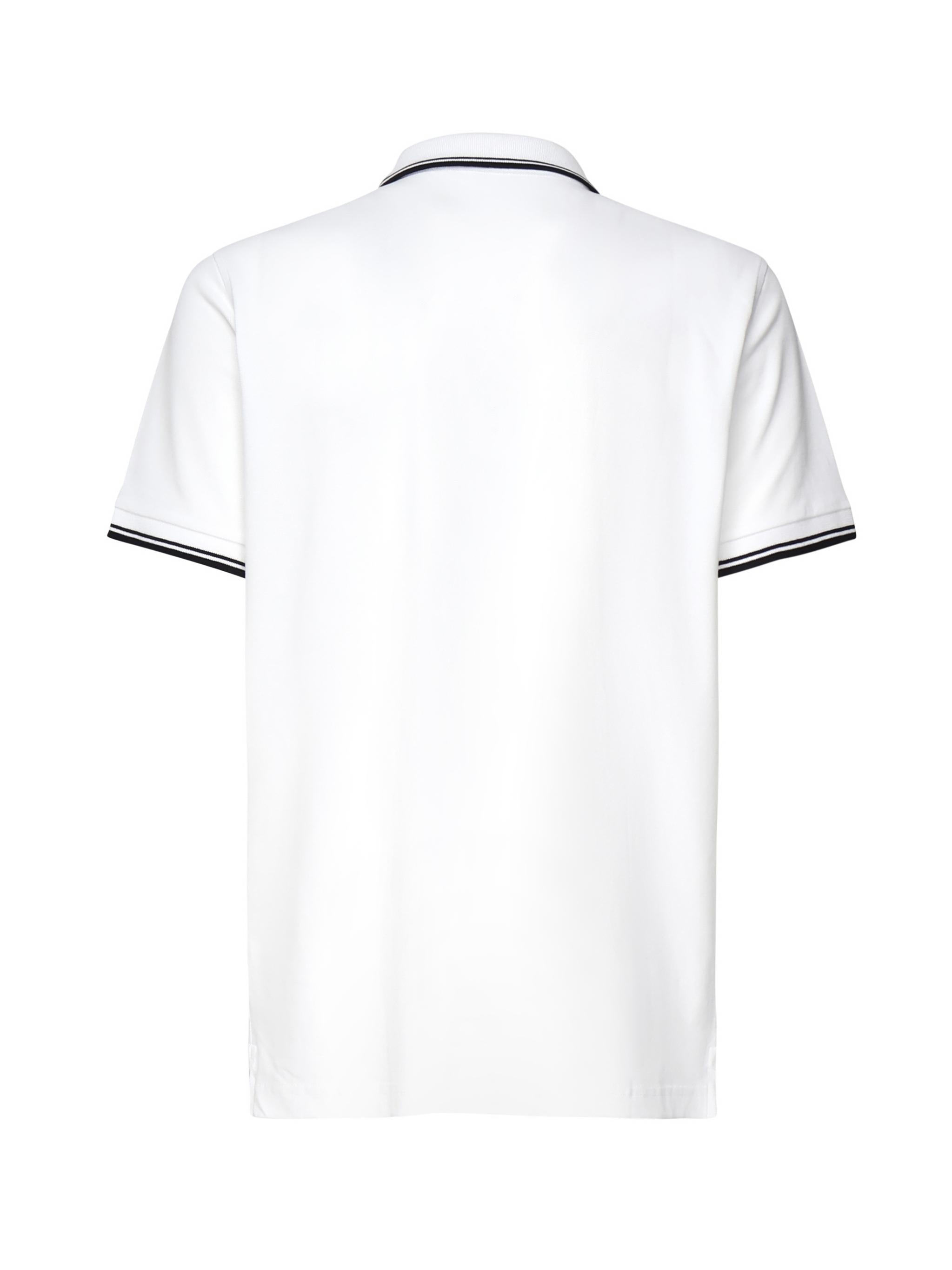 Polo in piqué con righe NPMB250140STDW B001 FAY 