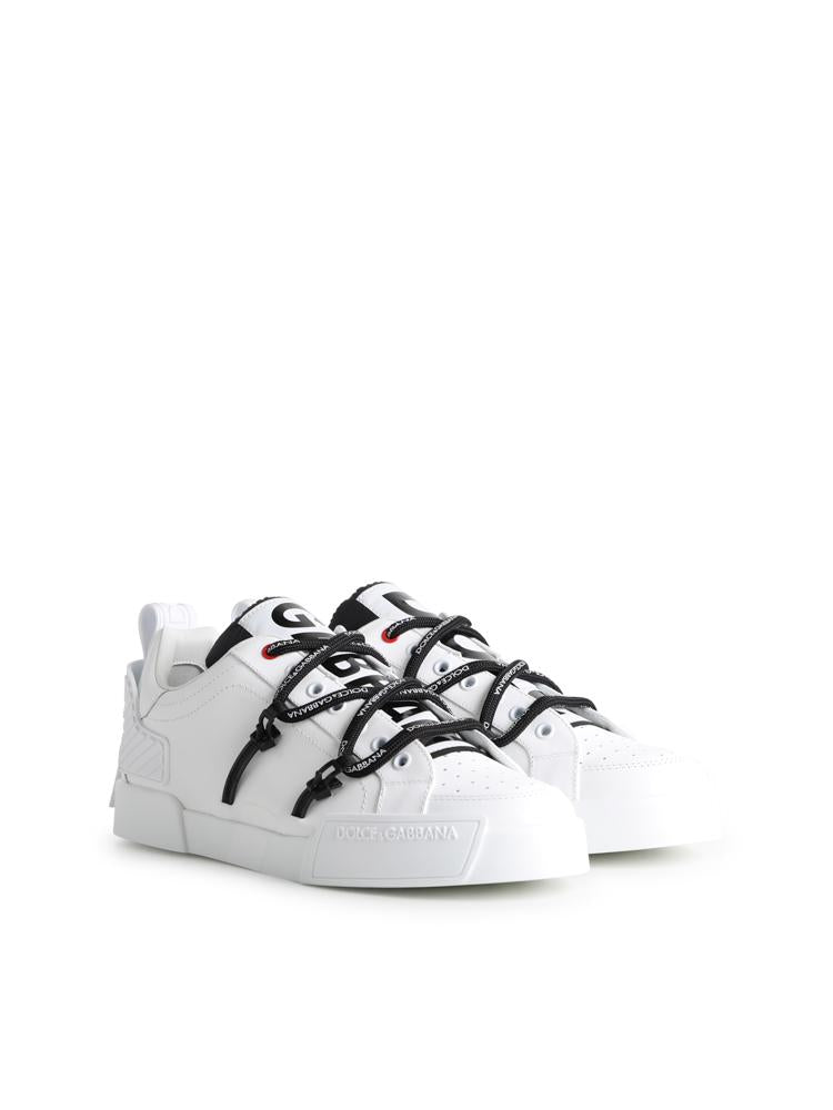 Sneaker Portofino in vitello e vernice CS2328 AJ98689697 DOLCE & GABBANA 