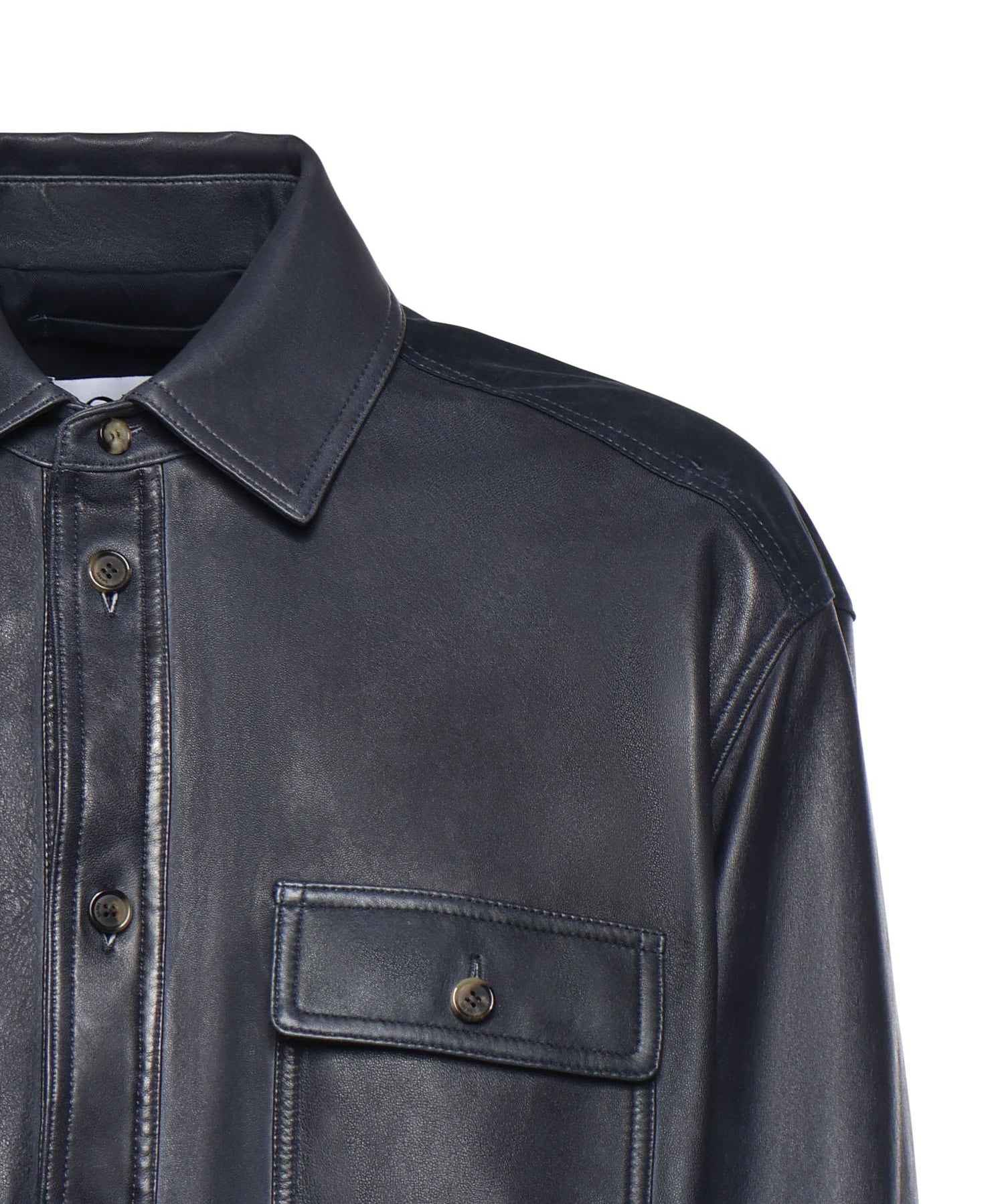 Overshirt in nappa di agnello e cotone H526Y31L53 5110 LOEWE 