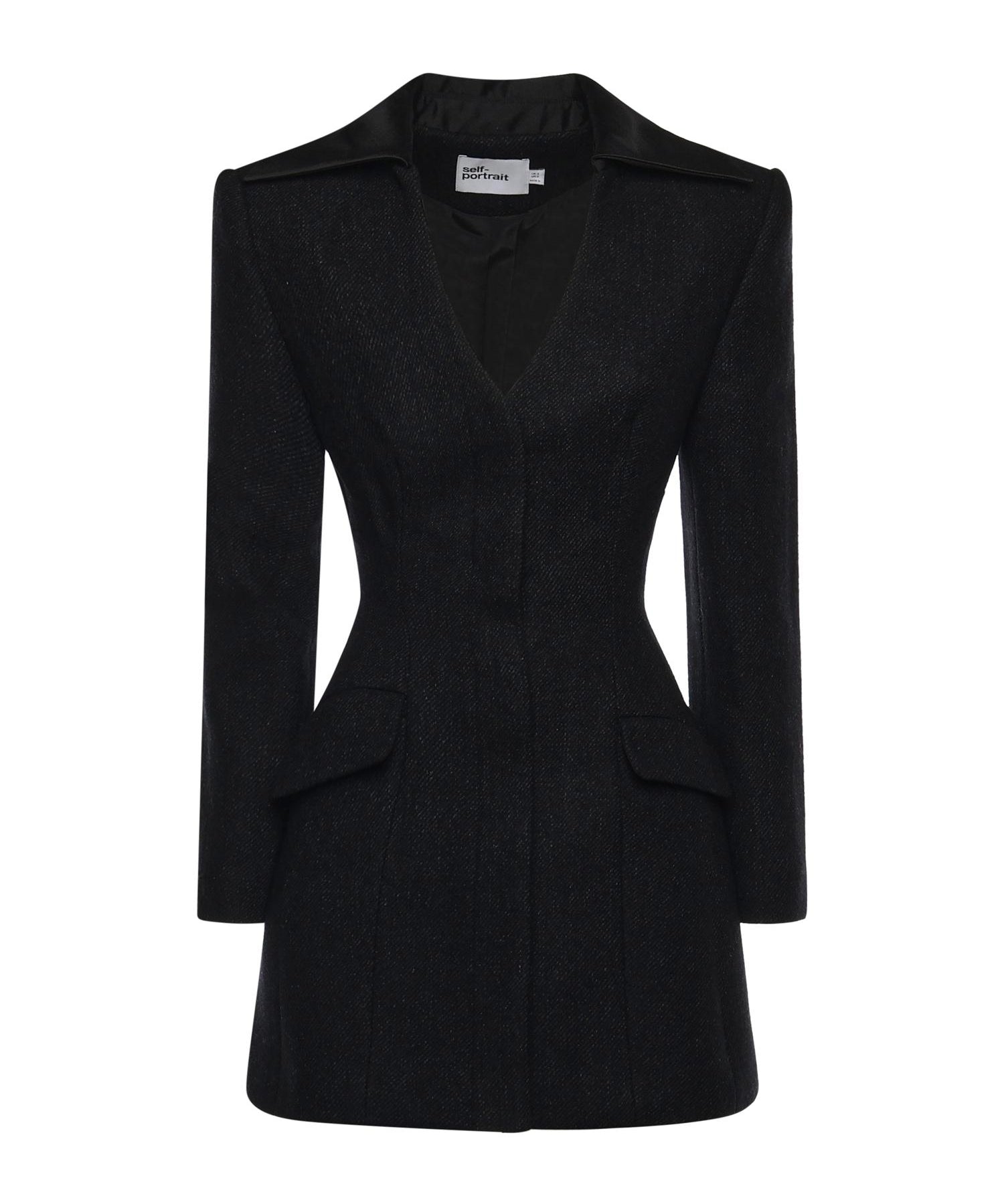 Mini abito blazer RS26041S B SELF-PORTRAIT 