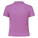 Polo cropped a trecce<BR/> 211972118 002 POLO RALPH LAUREN 