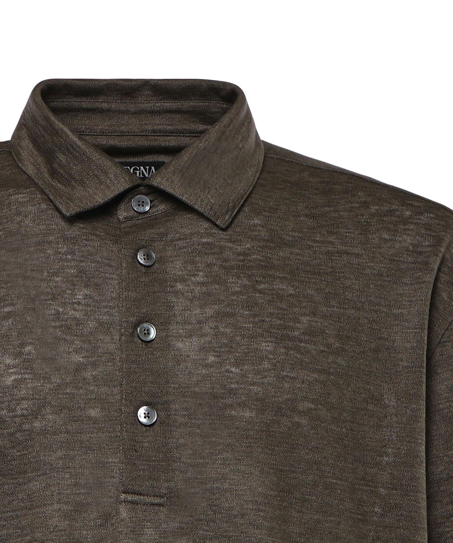 Polo in Oasi Lino UH352A3 H770252 ZEGNA 