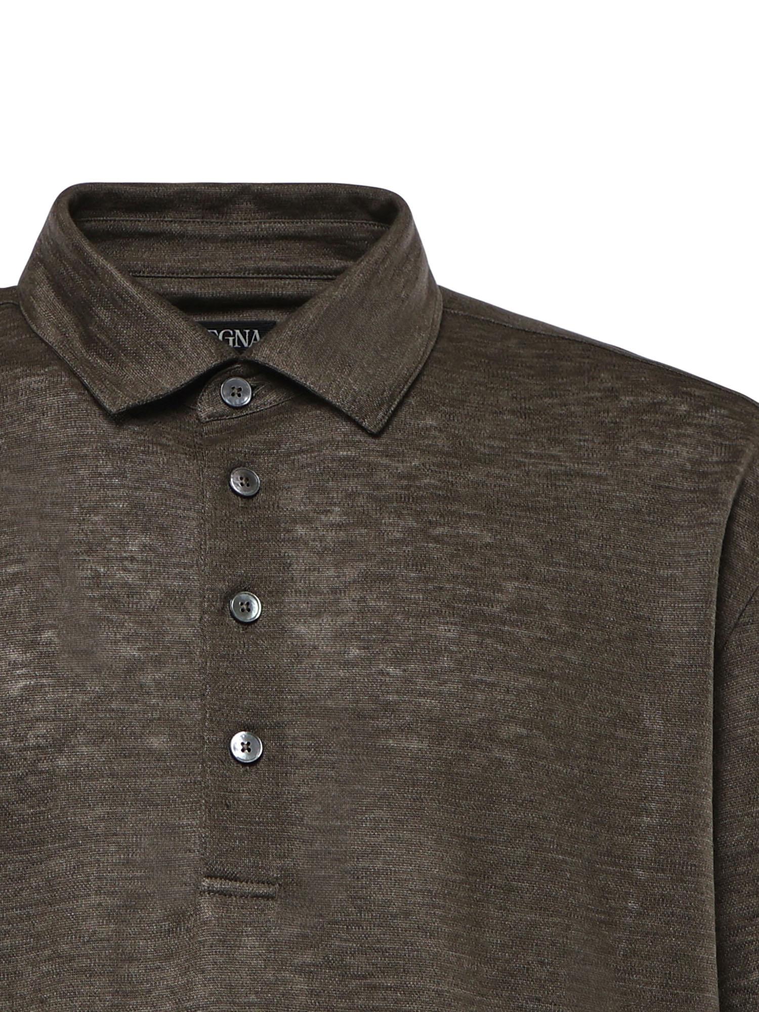 Polo in Oasi Lino UH352A3 H770252 ZEGNA 
