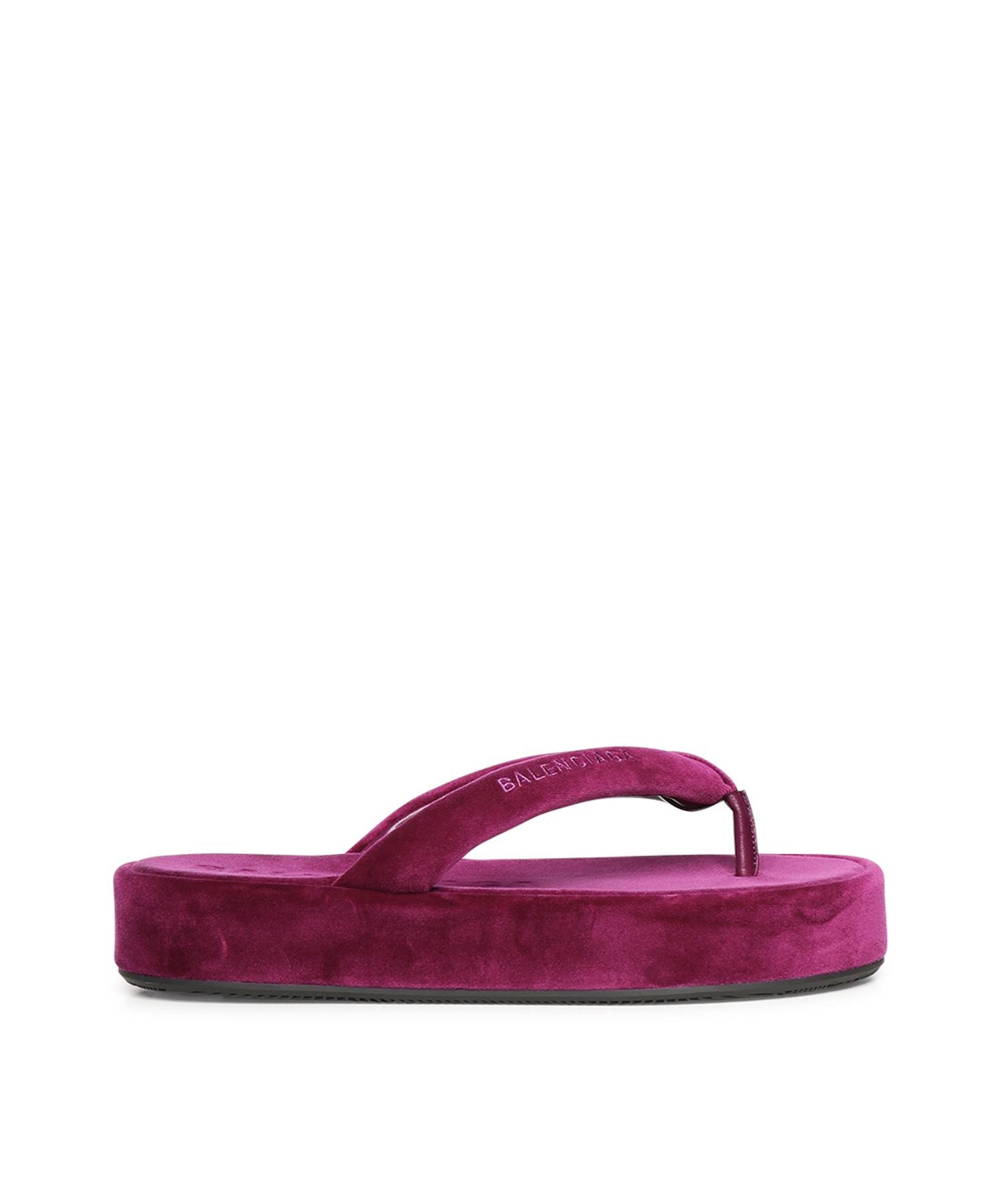 Infradito Jet Lag in velluto 869749 WCDQ05590 BALENCIAGA 